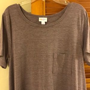 Nwot Lularoe Carly - purple/gray